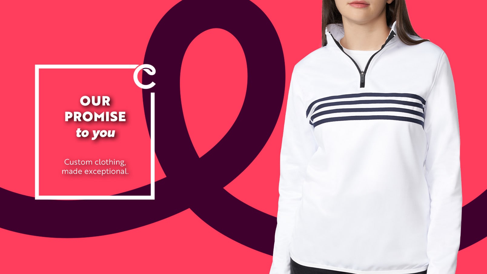CLIFTON Sherman Custom Performance Quarter-Zip